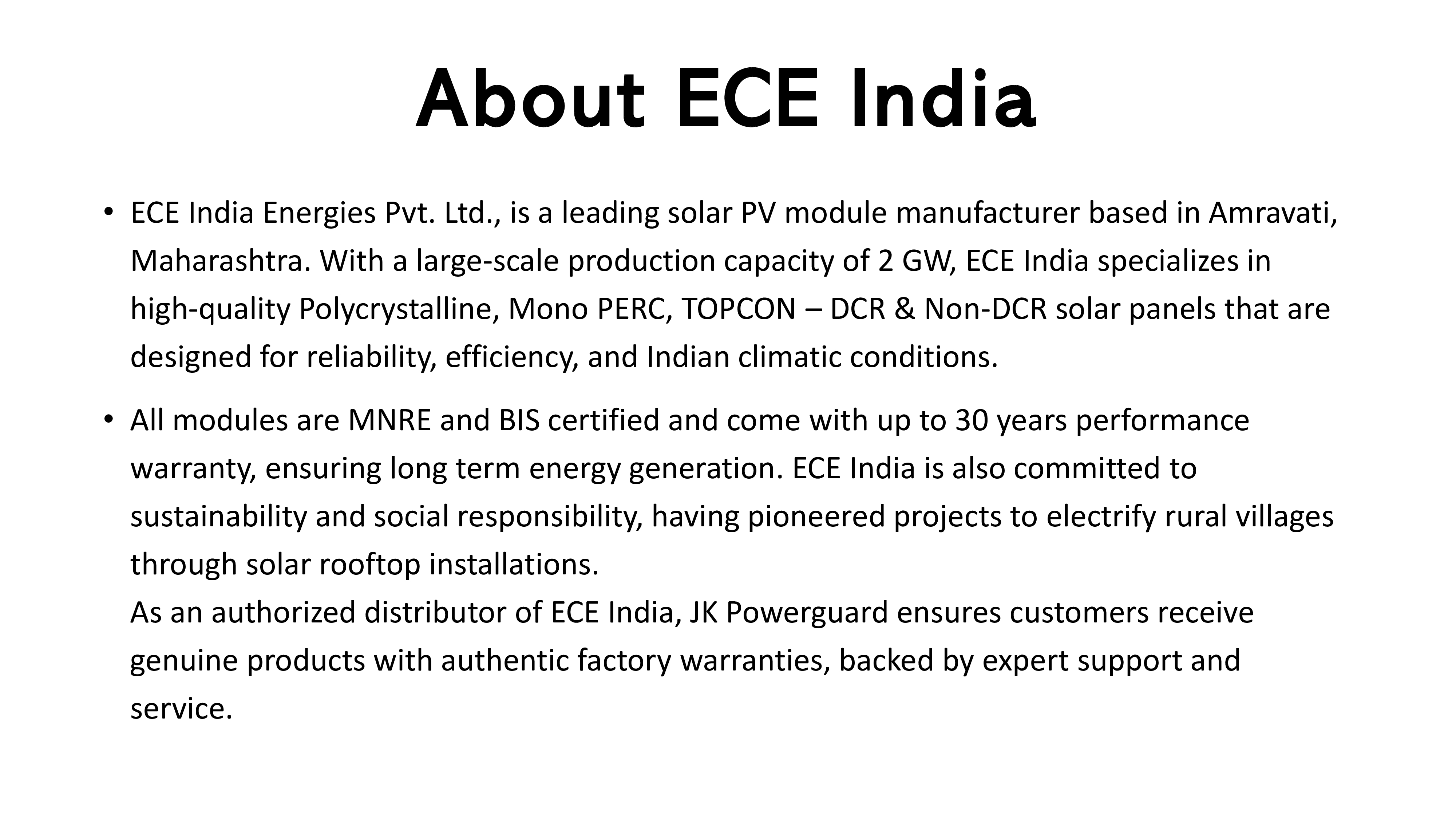 ECE India Slide 1