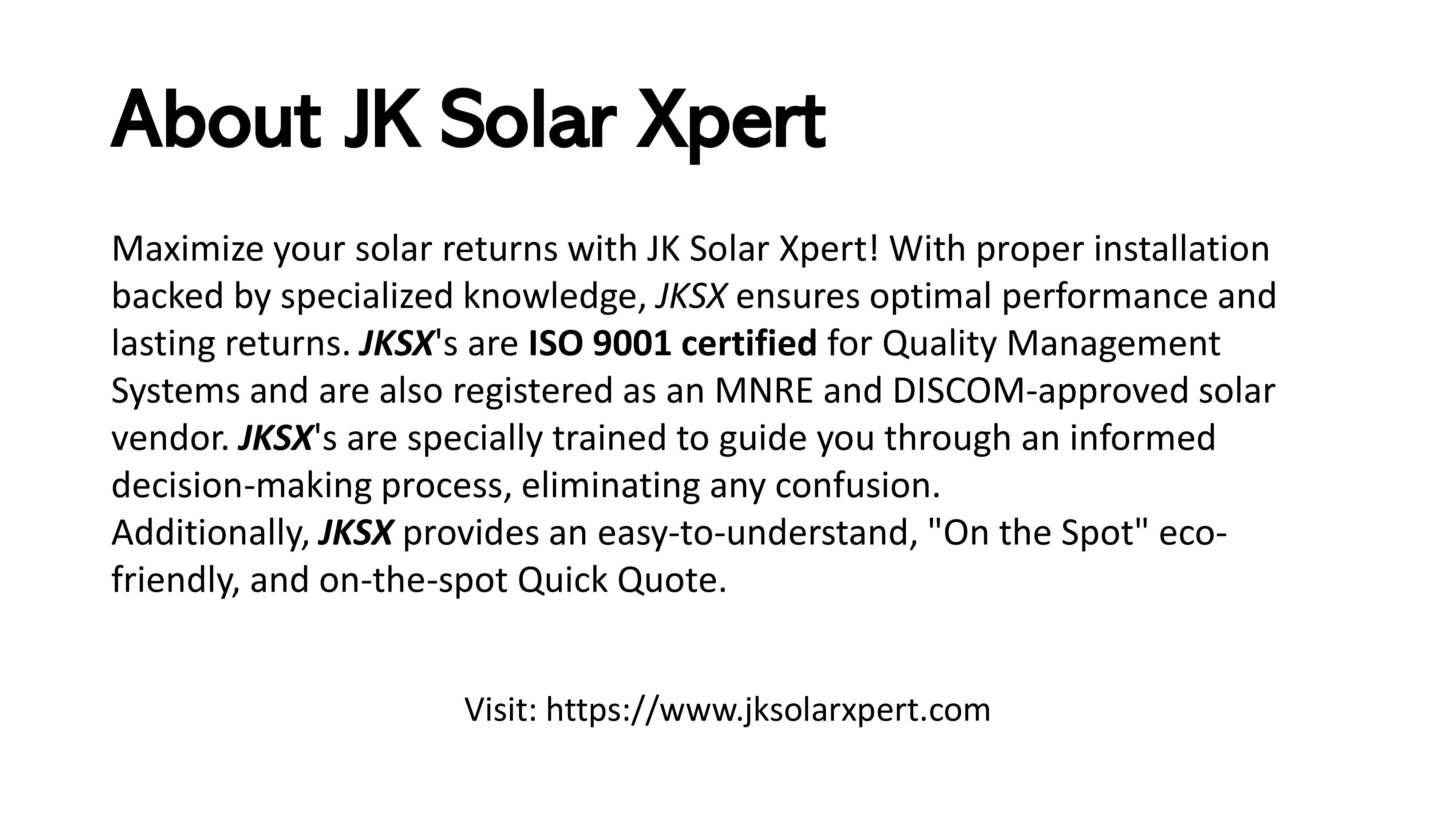 JK Solar Xpert Slide 1